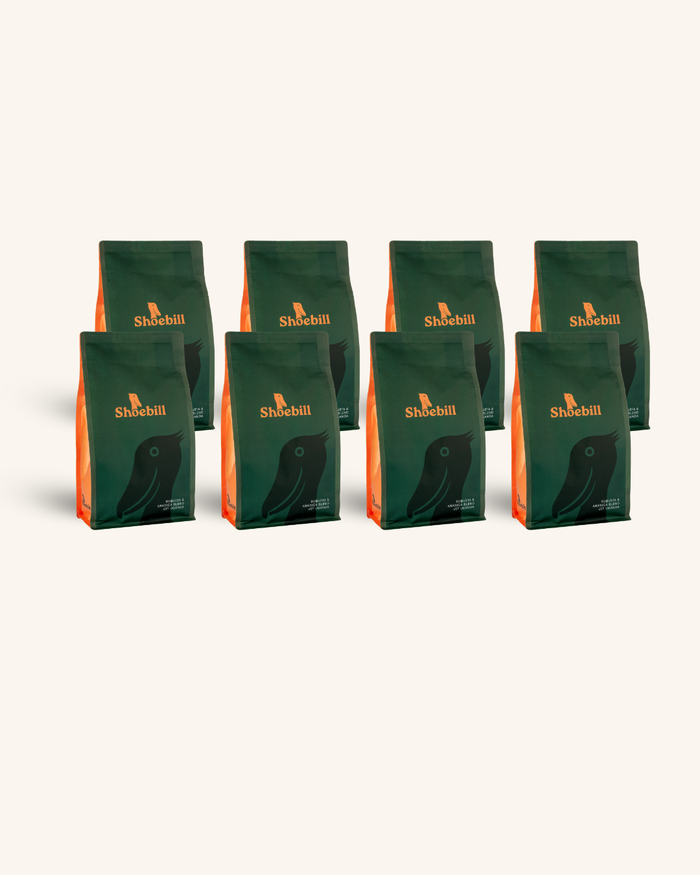 Koffie Cadeaupakket – 8 x 250g Oegandese Specialty Koffie | Kerst & Relatiegeschenk